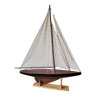 Model sailboat wooden boat