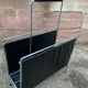 Magazine holder vintage imitation leather mid-century 1970