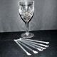 Set of 6 spoons in old blown glass - Eco agitator straws