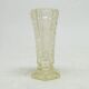Miniature Art Deco vase, pressed glass, Czechoslovakia, 1930s