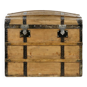 Malle de transport en - acier bois