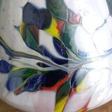 Colored glass lampshade