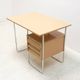 Writing desk, mid-century chrome and formica desk, 1950s, Czechoslovakia