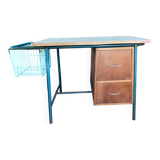 Iron and wood desk