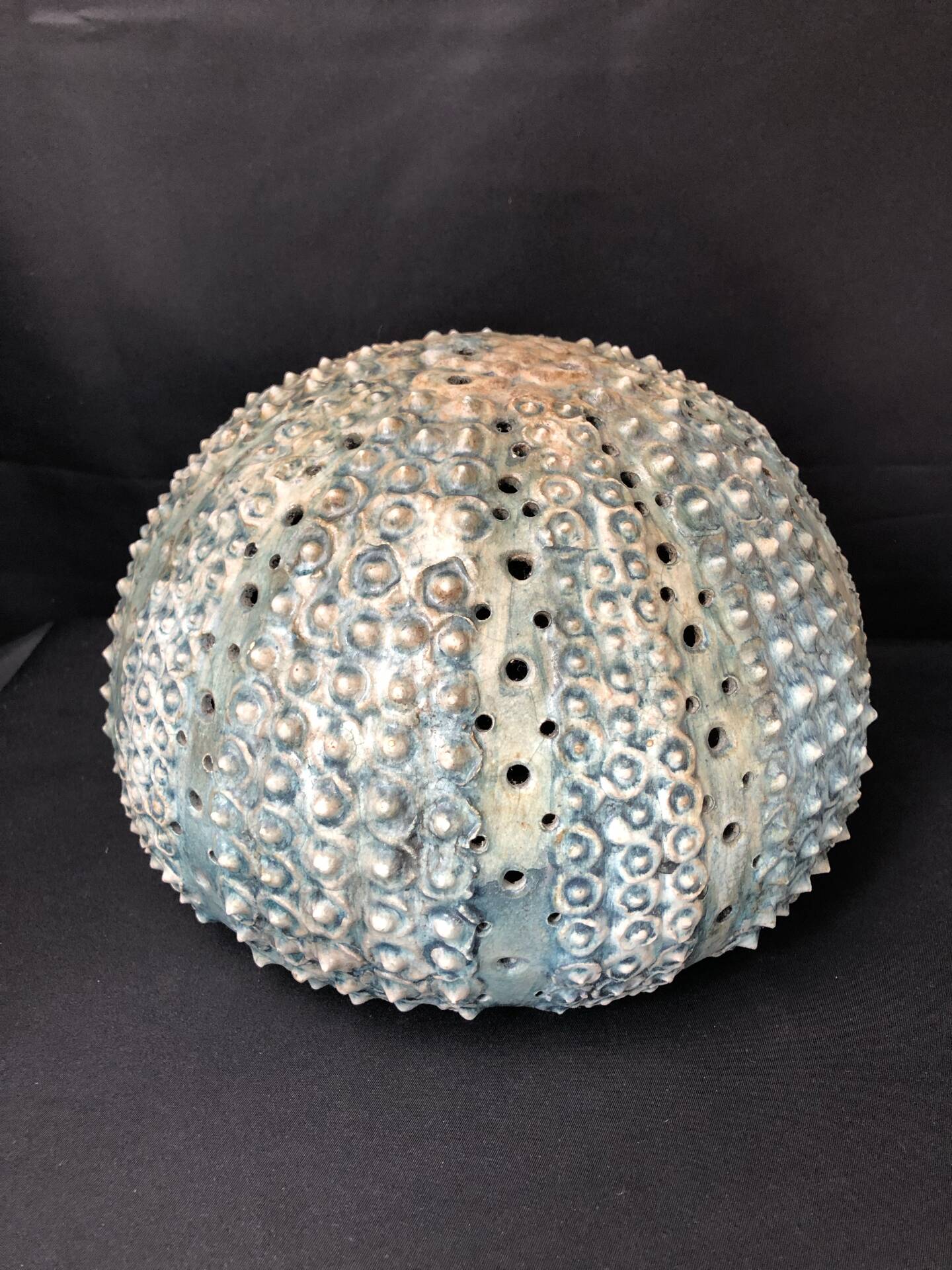 Vintage ceramic forming urchin - signed