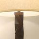 Lampe sculpture en bois, 1950