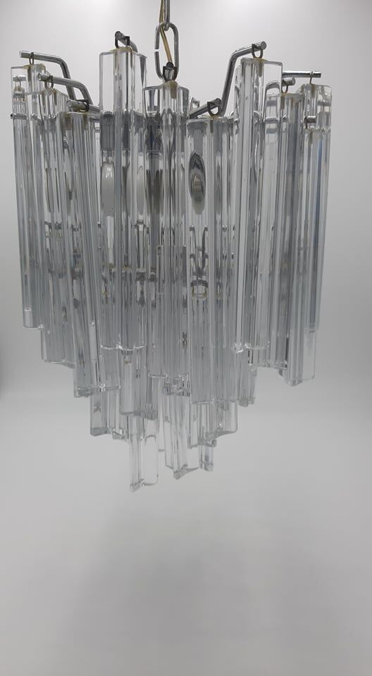 Paolo Venini Chandelier Italy 3 levels