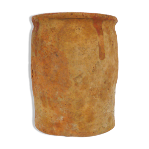 Pot à graisse en terre