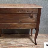 Lady's jump seat commode, curved, Louis XV style made of precious wood.