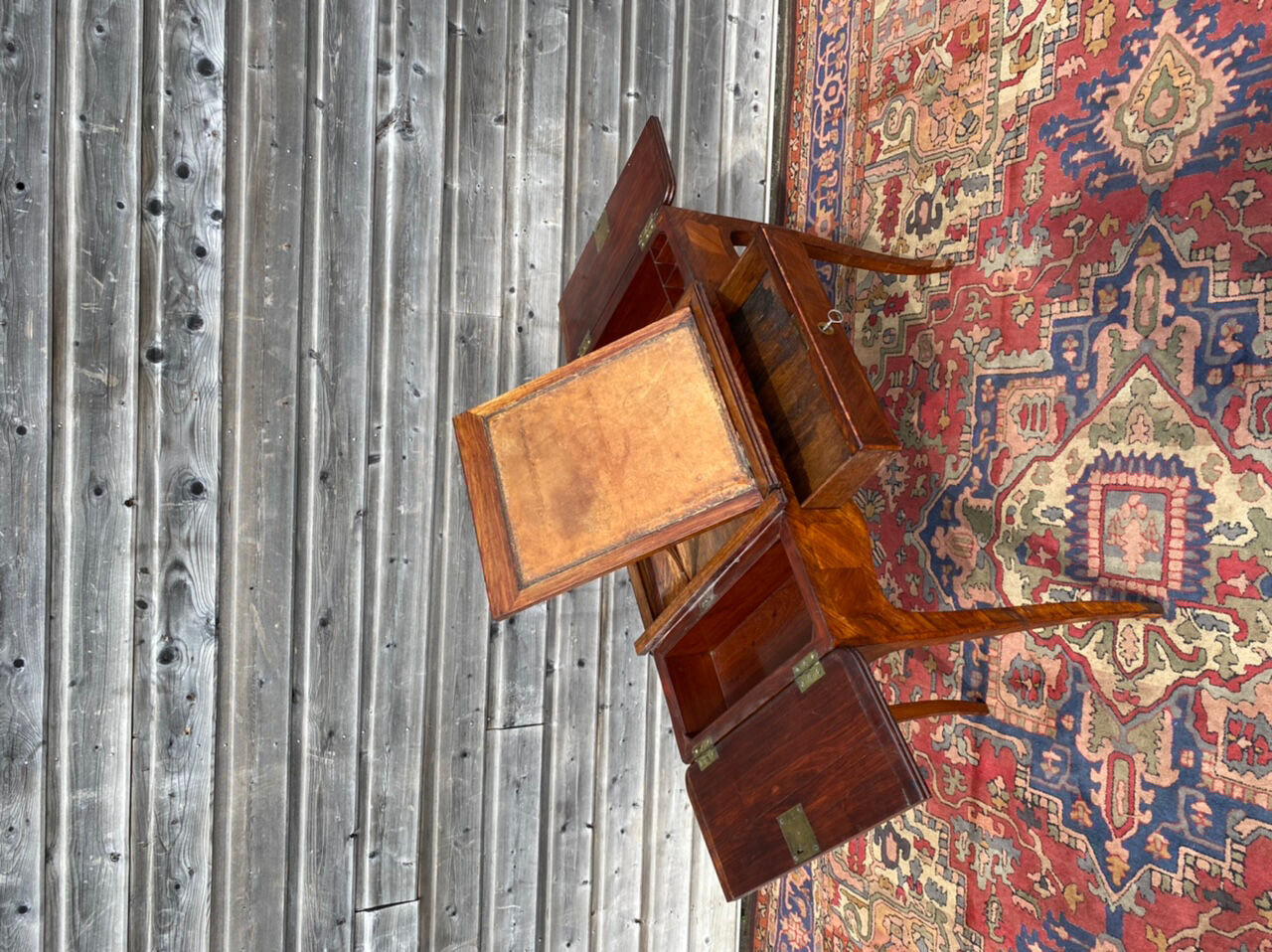 Table Liseuse In Marquetry Stamped Louis XV XVIII Century