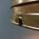 Old copper industrial church pendant light, Dutch 1930
