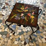 Vintage table 70 ceramic vallauris signed la grange