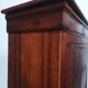Louis Philippe secretary in oak and walnut burl.