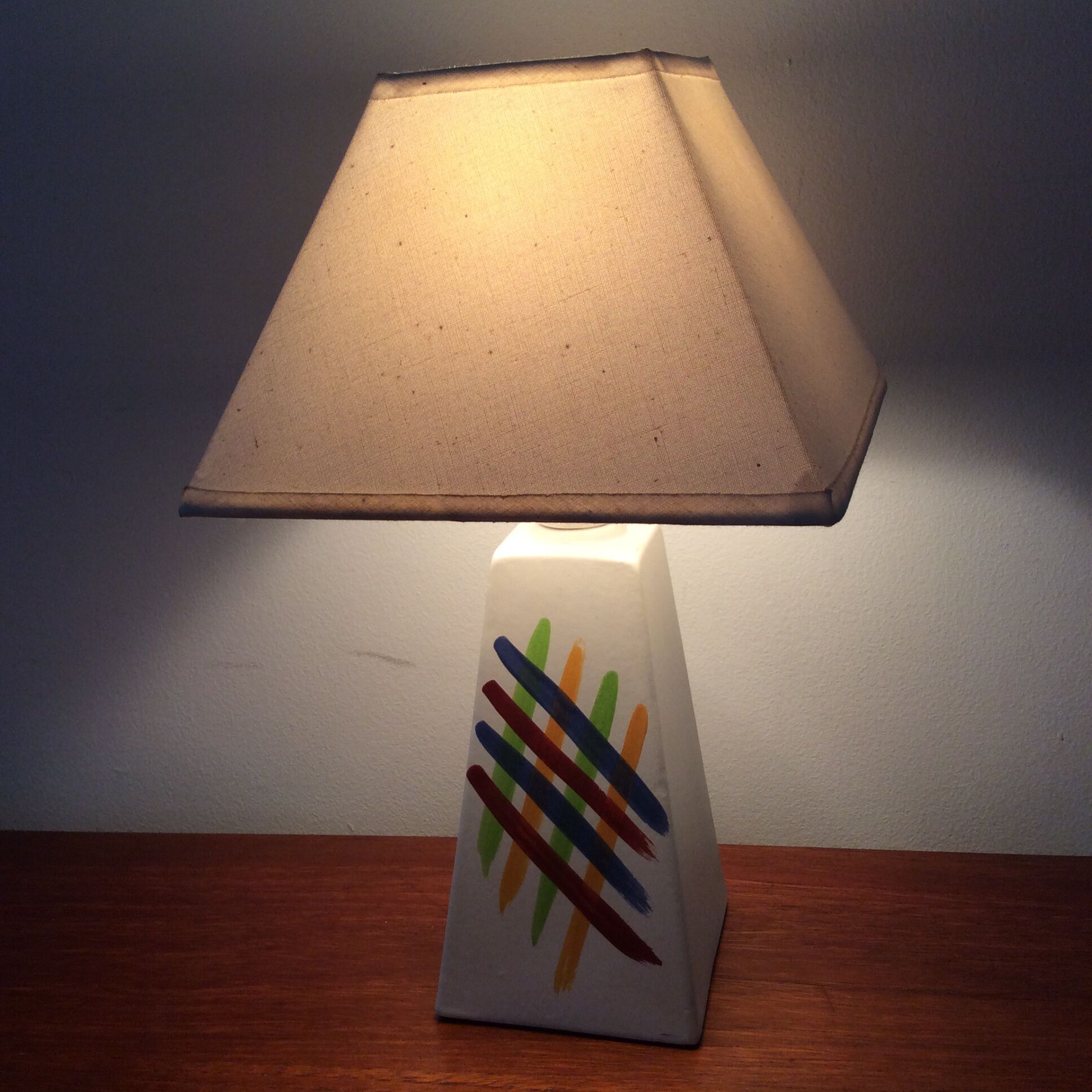 Vintage lamp 70-80 ceramic