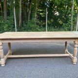 Renovated 210cm farmhouse dining table from the 20th century