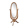 Grande psyché vintage bois massif (miroir sur pied)