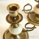 BOUGEOIRS Vintage Onyx Marble and Brass