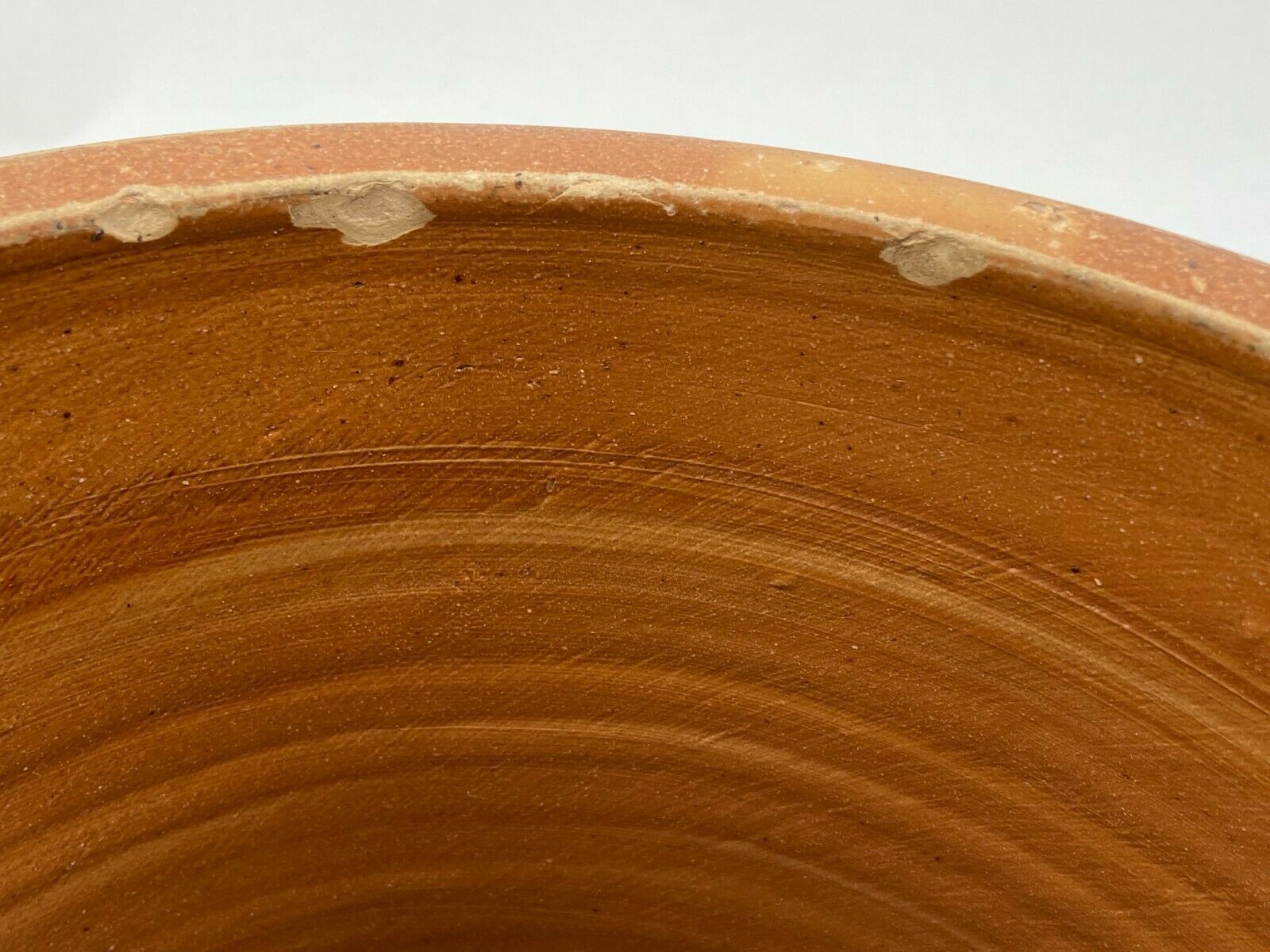 Terracotta tabac pot vernissee XlXeme gb 2 grès de beauvaisis