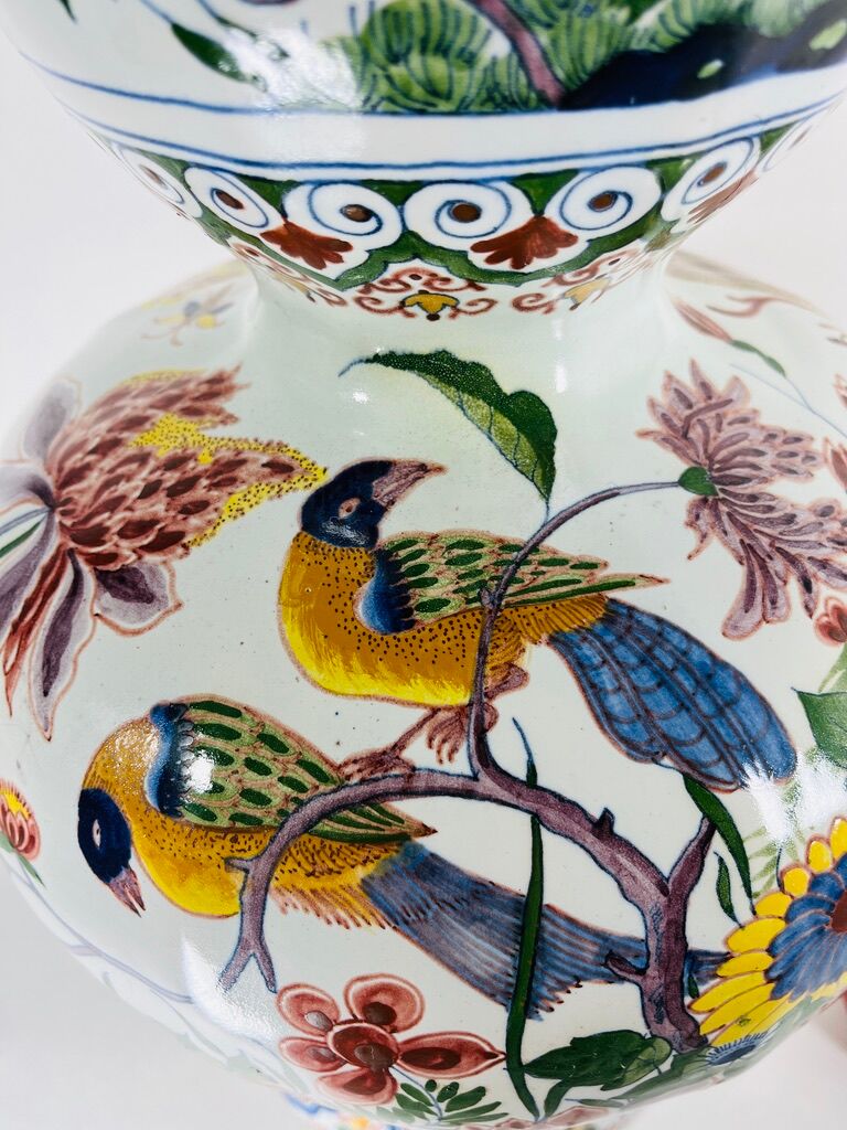 Boch Frères Kéramis vase from La Louvière in Belgium 19th century