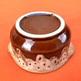 1960s Round Ceramic Terrine with "fat lava" effect
