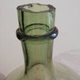 Dame-jeanne en verre soufflée verte 25l