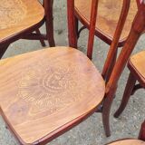 Set of 6 Fischel and EV bistro chairs