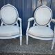 Paire de fauteuils de Style Louis XVI