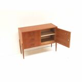 Vintage sideboard with drawers and door made in the 60s