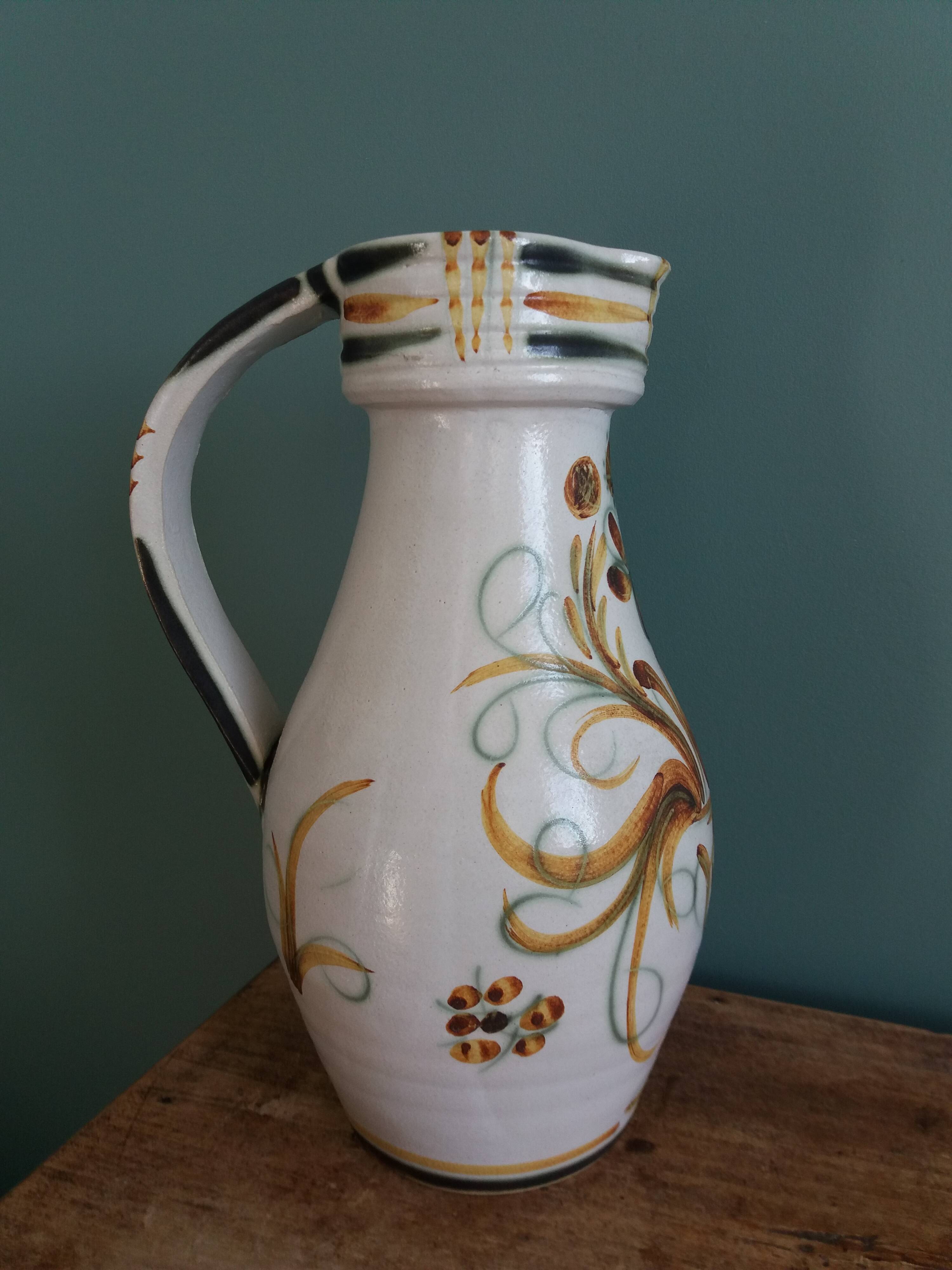 Pichet Keraluc Quimper G6 signé