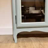 Painted wooden glass library