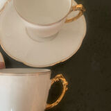 Set of 6 coffee cups and saucers