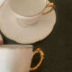 Lot de 6 tasses à café et soucoupes