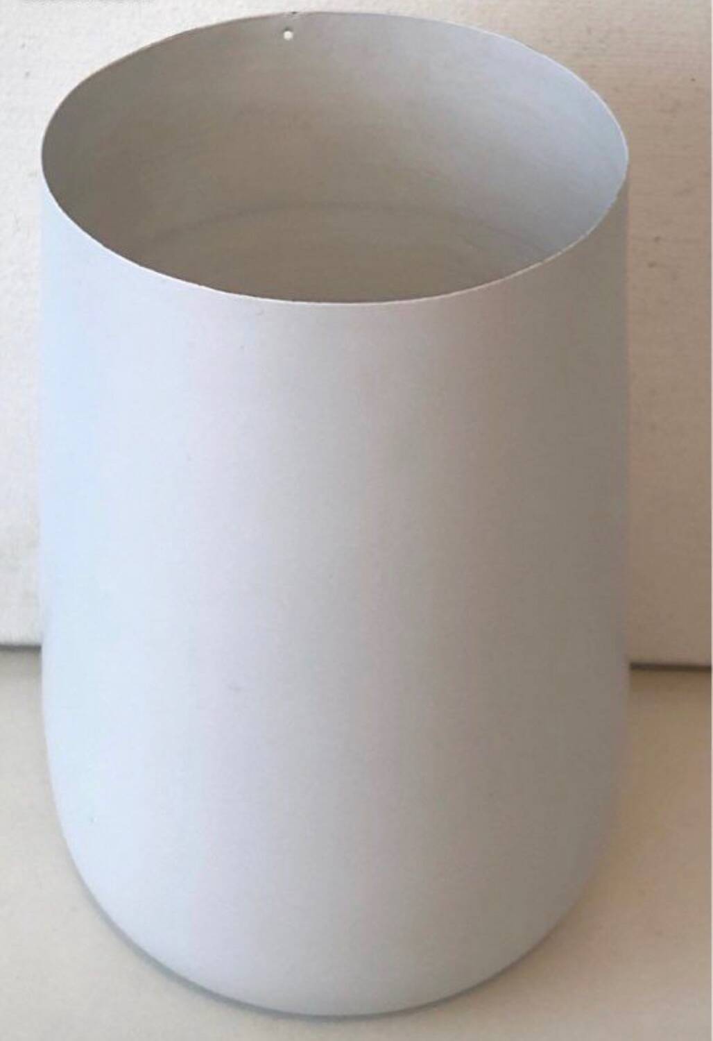 White Metal Vase