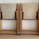 IKEA KON-TIKI folding chairs, set of 2. Designed by Gillis Lundgren, 1975.