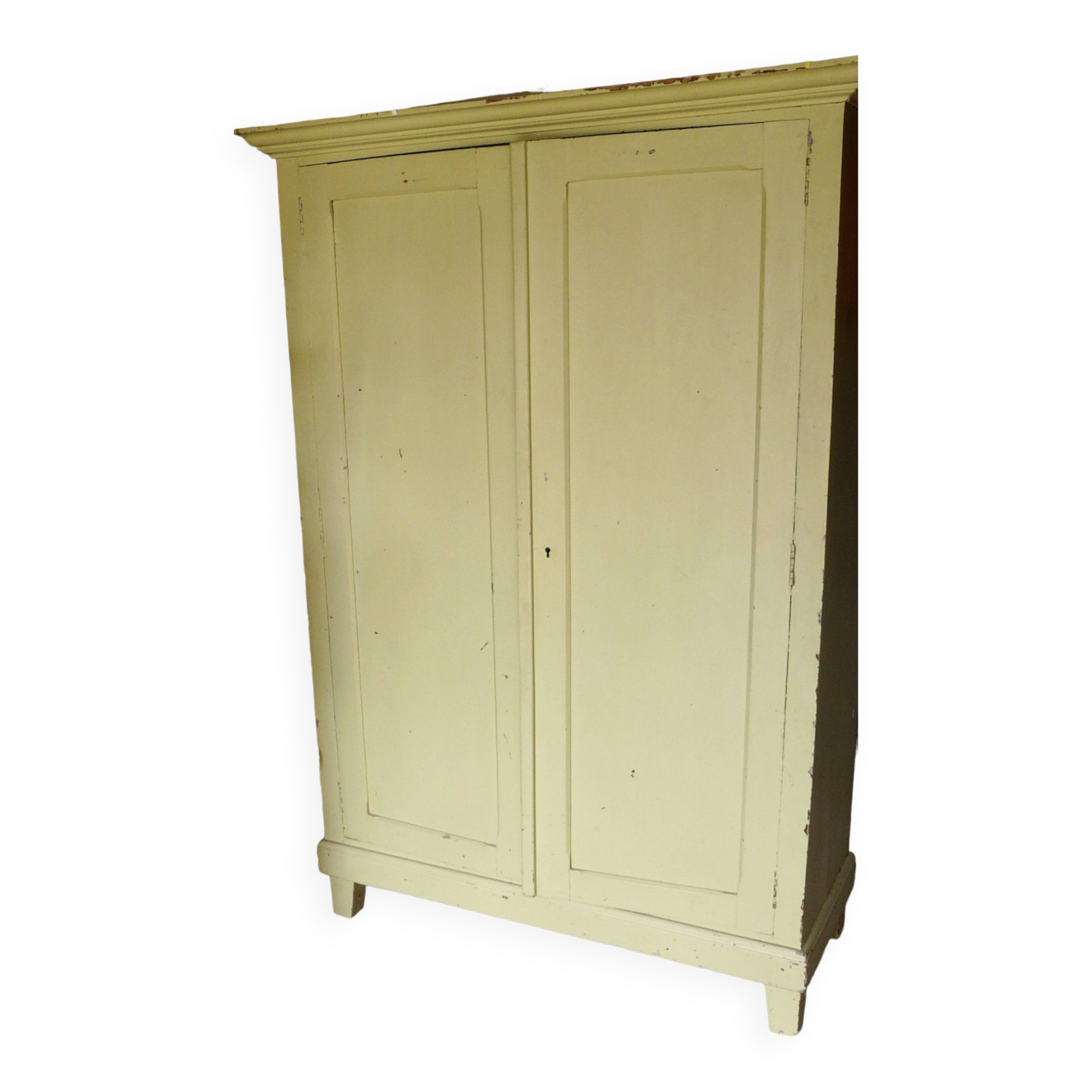 Armoire parisienne peinte vintage 1960