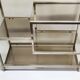 Shelf 70 year milked metal glass smoked glass moltzer rega