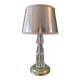 Adnet Art Deco style lamp, glass and brass
