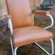 60s armchair with tubular legs, Ronéo style