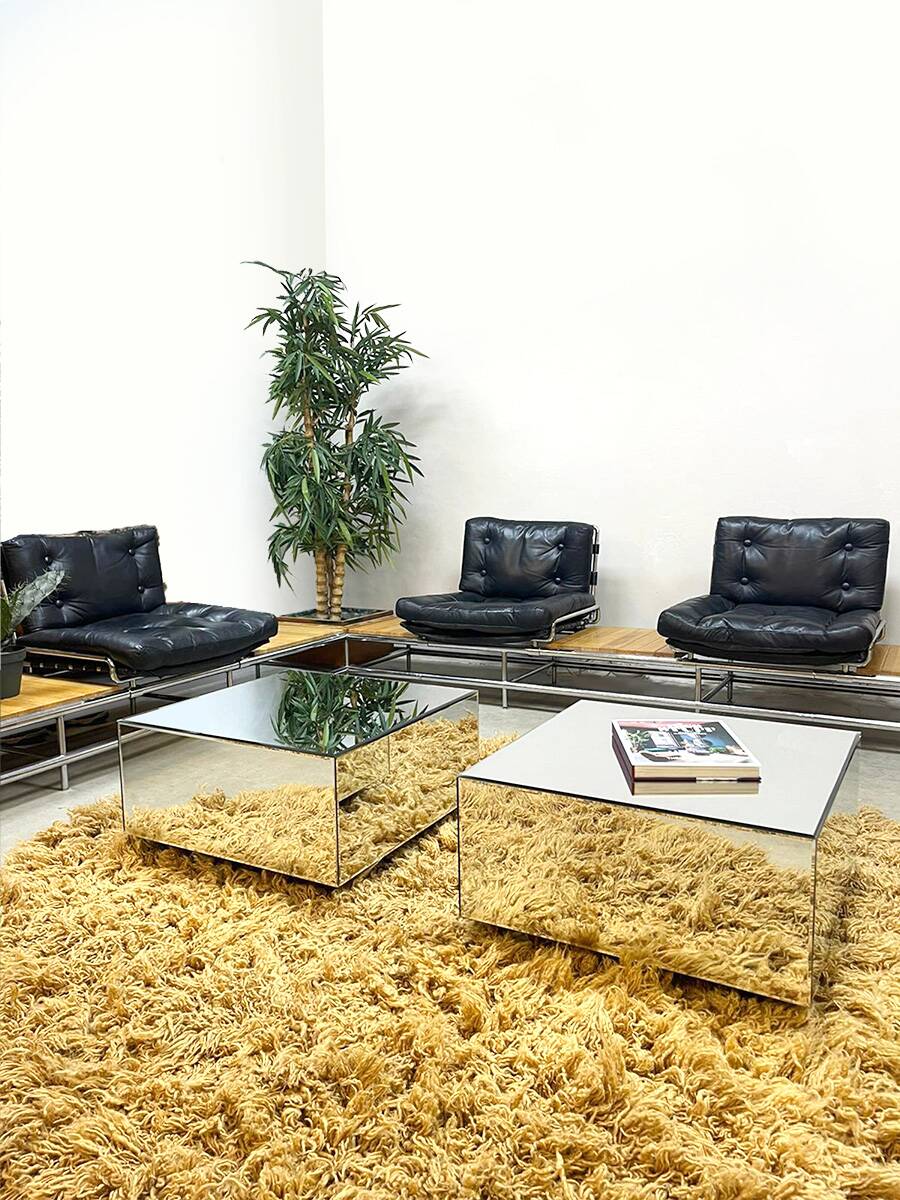 Vintage XXL modular sofa lounge set