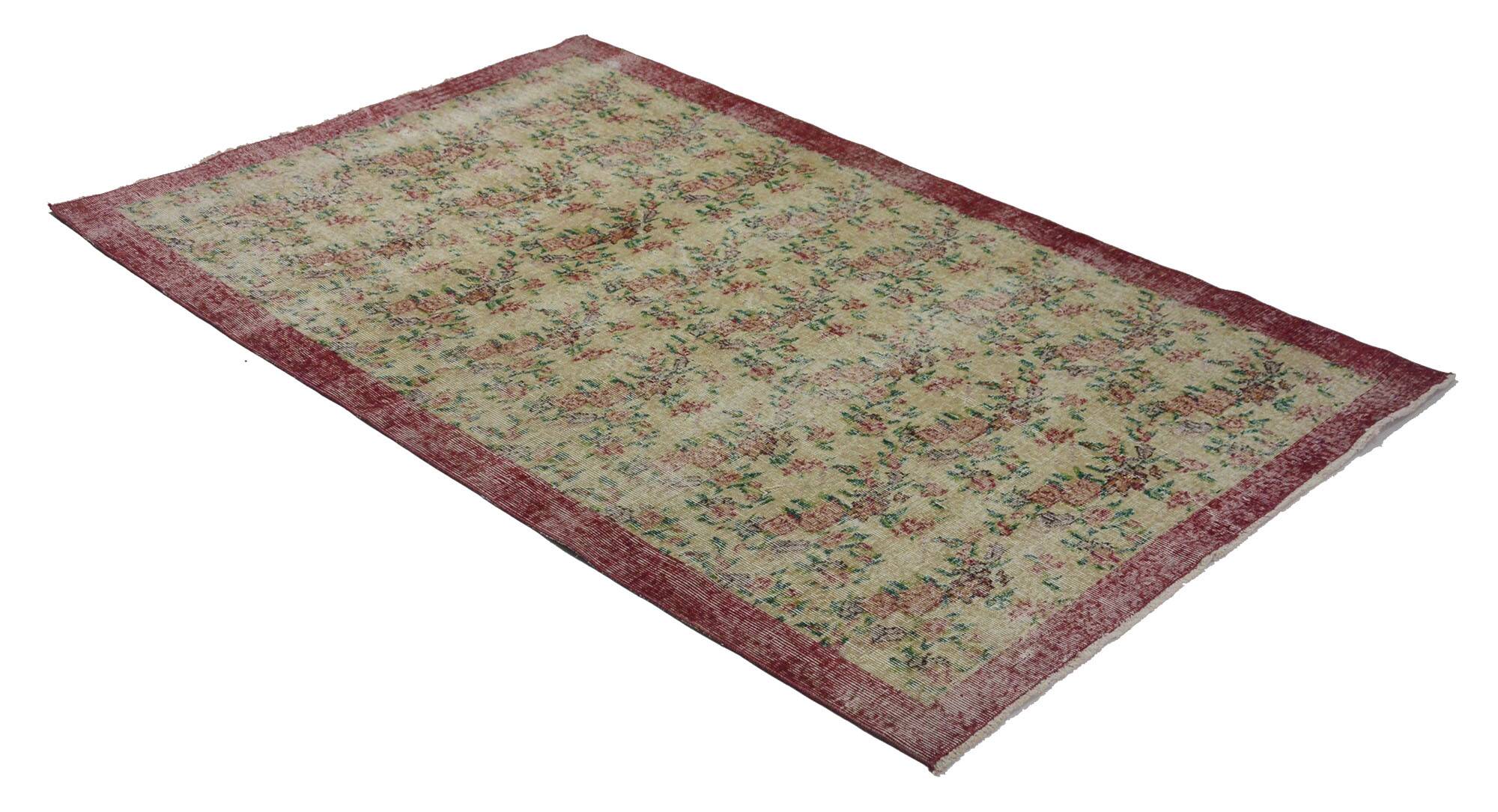 Vintage Turkish  Rug – 140 x 240 cm – Handwoven Wool