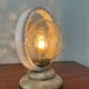 Art Deco lamp in marble and glass