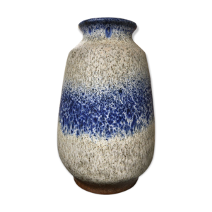 Vase Scheurich bleu moucheté