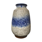 Vase Scheurich bleu moucheté