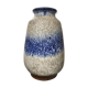 Vase Scheurich bleu moucheté