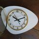 Vintage clock, "White and grey Formica" wall clock