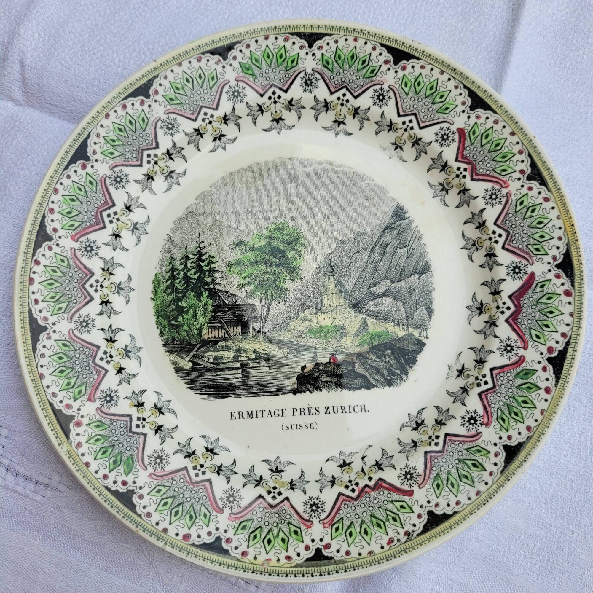 Assiettes creil et montereau