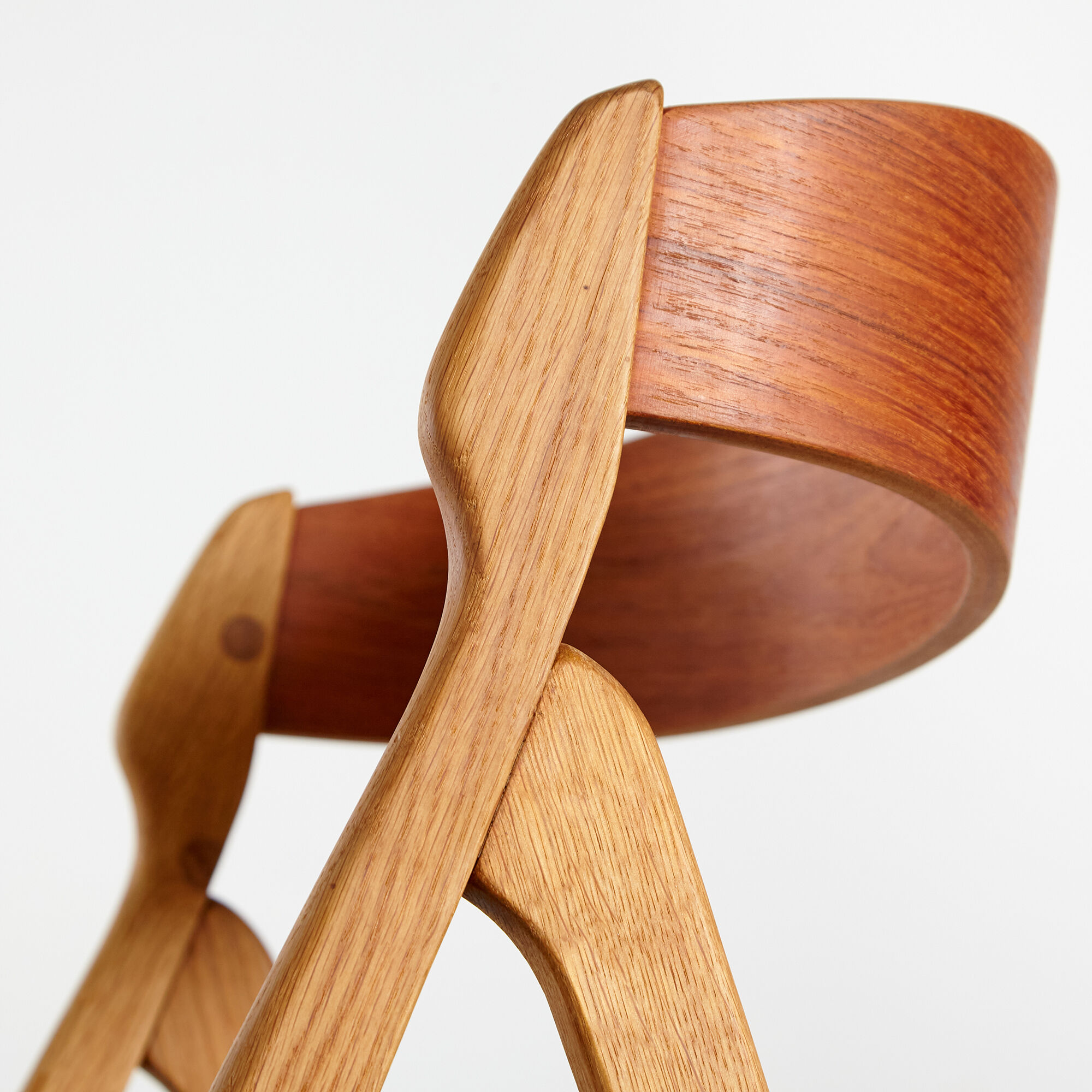 Model 71 oak dining chair by Henning Kjærnulf for Boltings Stolefabrik