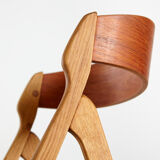 Model 71 oak dining chair by Henning Kjærnulf for Boltings Stolefabrik