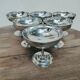 6 stainless steel standing dessert cups by Rémy letang