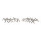 Christofle Printania model, Art Nouveau, 12 silver-plated knife rests.